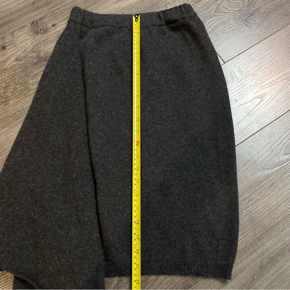 Vintage Michael Kors / Lyle & Scott Cashmere Skirt made Scotland faux wrap drape - Picture 9 of 9